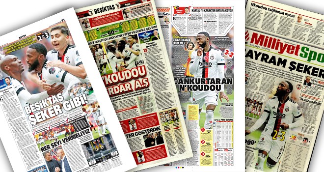Beşiktaş'ın galibiyeti manşetlerde! (2 Mayıs)