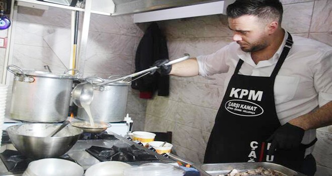 Beşiktaş'ta Drone ile çorba servisi