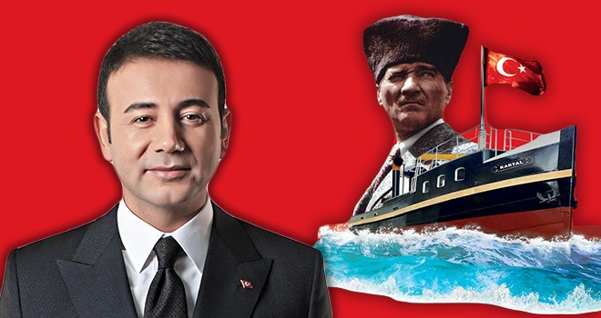 Genç Başkan Atatürk'ün izinde!