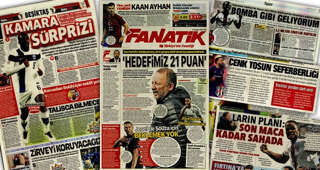 Günün Beşiktaş manşetleri! (16 Kasım)