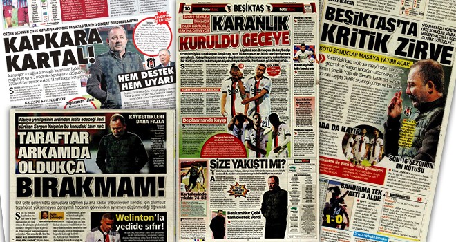 Günün Beşiktaş manşetleri (22 Kasım)
