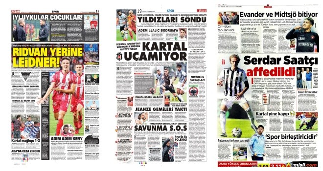 Spor manşetleri (27 Temmuz 2022)