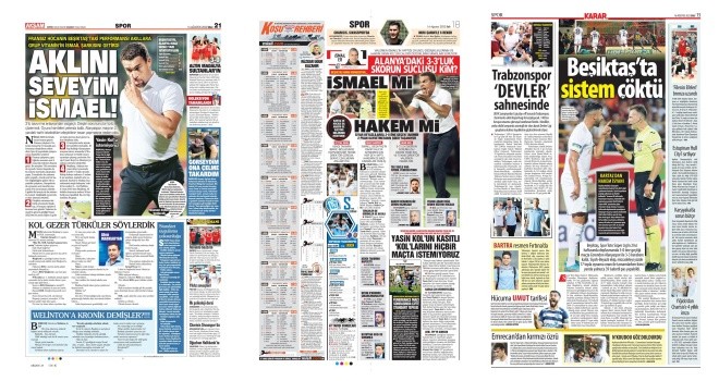 Spor manşetleri (16 Ağustos 2022)