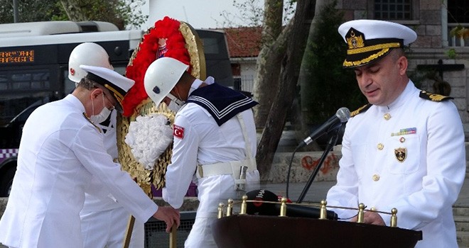 Ertuğrul Fırkateyni Şehitleri Beşiktaş'ta törenle anıldı