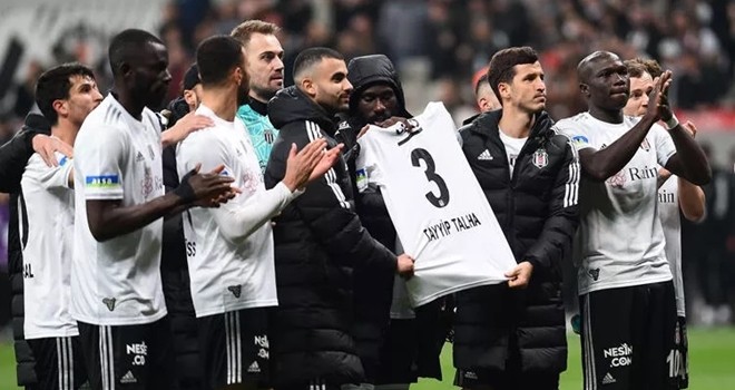 Beşiktaşlı oyunculardan Tayyip Talha’ya büyük destek!