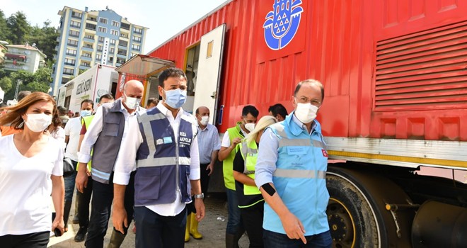 Başkan Akpolat: Dayanışmayla felaketlerin üstesinden geleceğiz