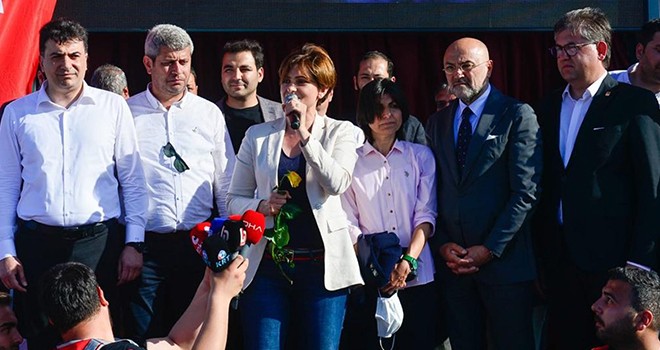 Kaftancıoğlu serbest bırakıldı partililer karşıladı!