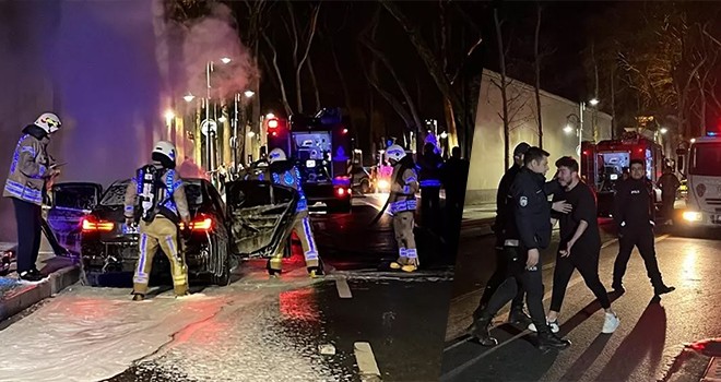 Kaza yapan sürücü önce ağladı, sonra kavga etti