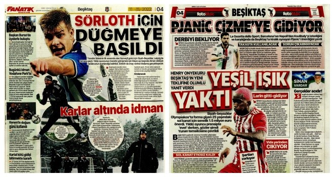 Spor manşetleri (11 Mart 2022)