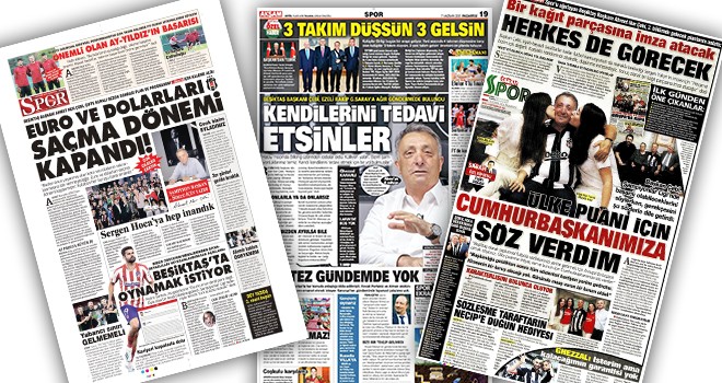 Günün Beşiktaş manşetleri! Başkan Çebi'den flaş açıklamalar
