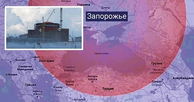 Zaporijya Nükleer Santrali tehlikesi! Nükleer sızıntı Türkiye’ye gelebilir!
