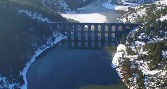 Kar yağışı İstanbul'da barajları doldurdu