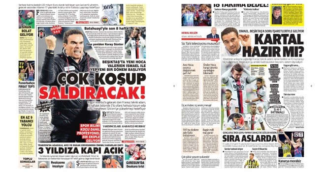 Spor manşetleri (24 Mart 2022)