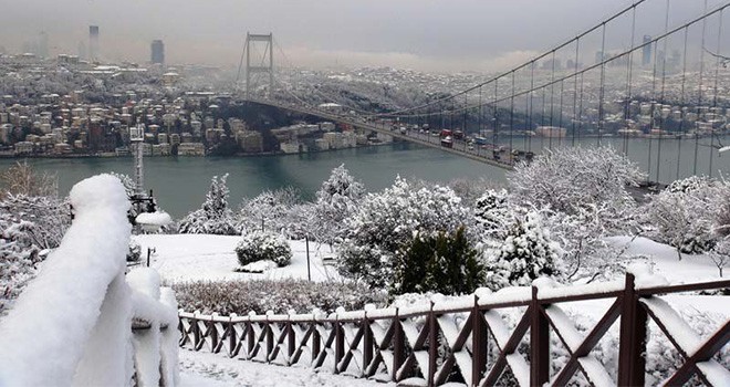 İstanbul'da kar yağışının en büyük engeli şehrin ısısı!