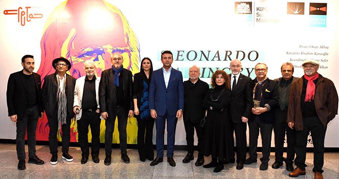 Beşiktaş'ta Leonardo Da Vinci'ye Saygı Sergisi açıldı