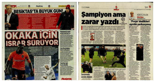 Spor manşetleri (13 Ocak 2022)