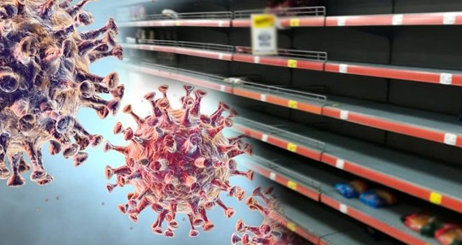 Corona virüsü, marketlerde ve eczanelerde ürün bırakmadı