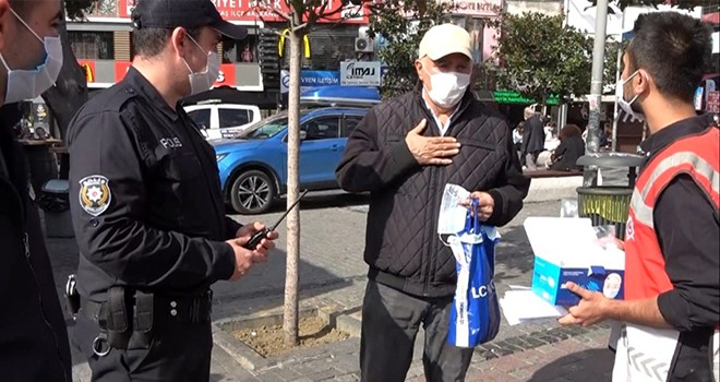 Maske takmayan yeğene sitem! Kesin cezasını