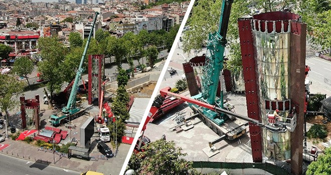 Beşiktaş'taki özgürlük anıtı kaldırılıyor