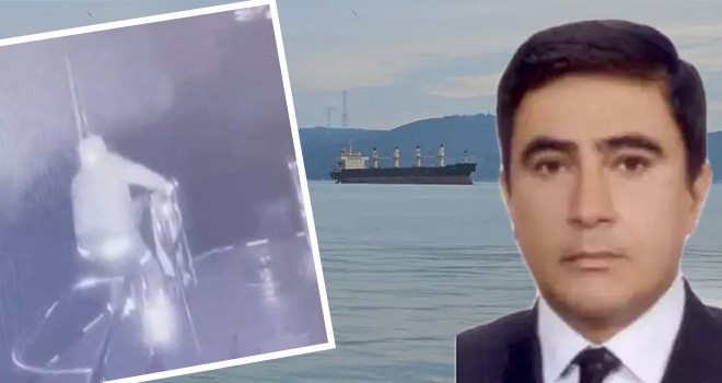 İstanbul Boğazı'nda kılavuz kaptan denize düşerek hayatını kaybetmişti. Kamera kayıtları ortaya çıktı