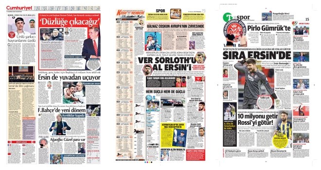 Spor manşetleri (13 Haziran 2022)