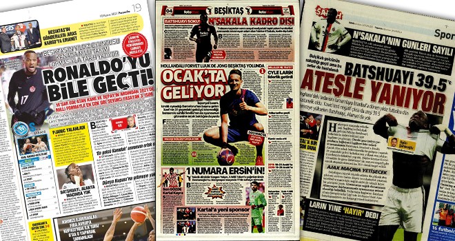 Beşiktaş manşetleri (18 Kasım)
