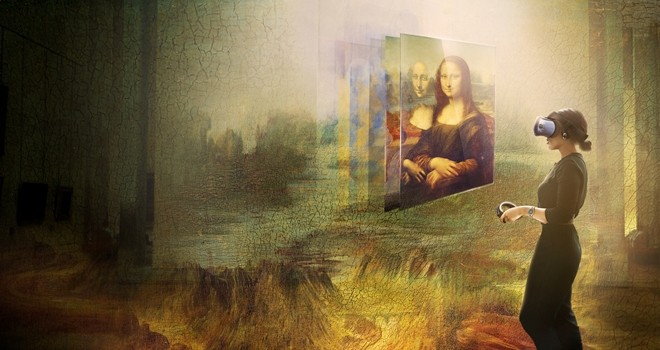Sanal gerçeklikte Mona Lisa