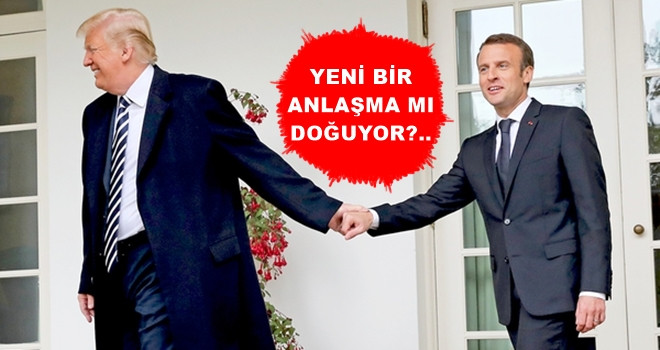 Trump ve Macron buluştu