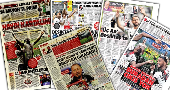 Günün Beşiktaş manşetleri! (15 Eylül)