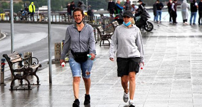 Yasaklar kalktı Boğaz’da yürüyüşler başladı