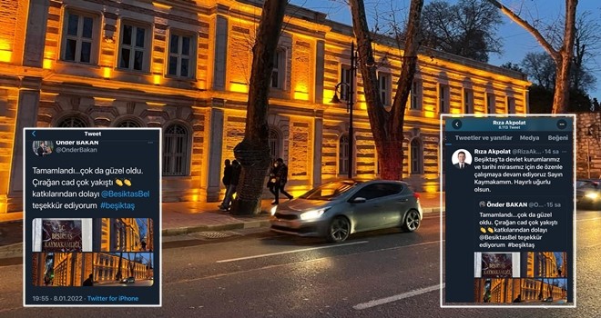 Beşiktaş'ta Kaymakam ve Belediye Başkanının Twiter mesajları gündem oldu! Beğeni yağdı!
