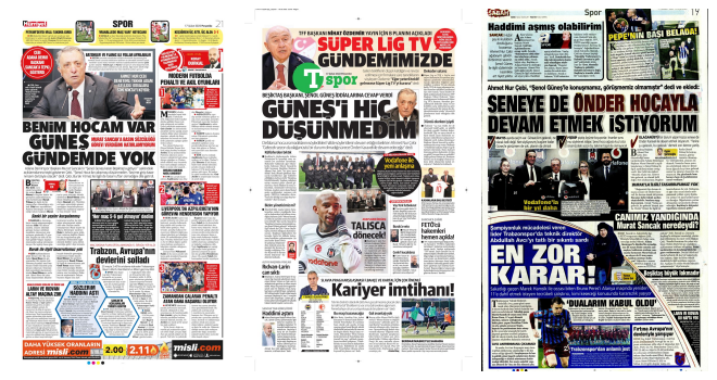 Spor Manşetleri (17 Şubat 2022)