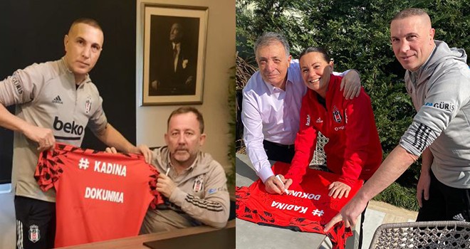 Beşiktaş'tan şiddet mağduru kadınlar için anlamlı proje: Kadına Dokunma