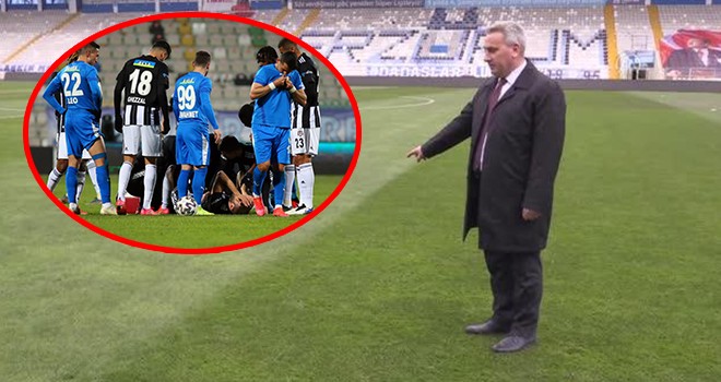 Cenk Tosun'un sakatlanmasının ardından zemin tartışma yarattı