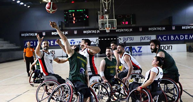 Beşiktaş Tekerlekli Sandalye Basketbol Takımı galip geldi