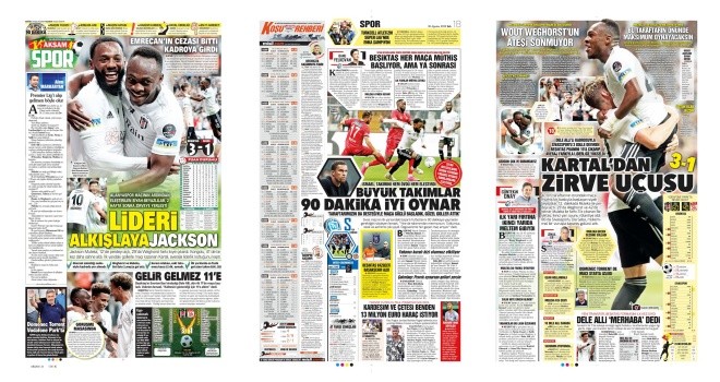Spor manşetleri (30 Ağustos 2022)