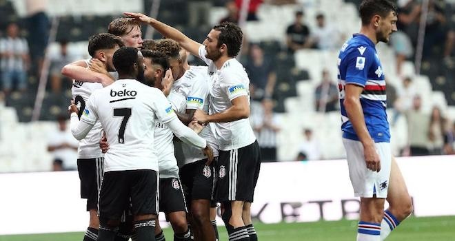 Beşiktaş futboluyla göz doldurdu