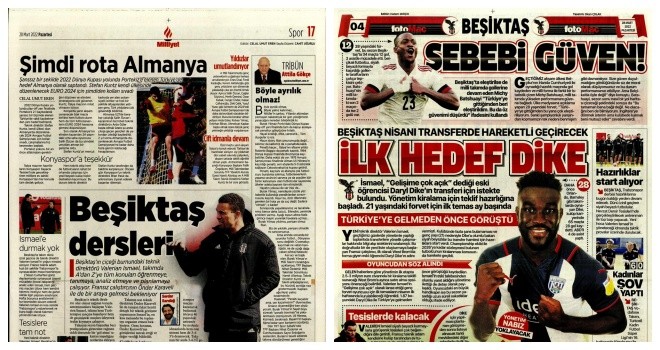 Spor manşetleri (28 Mart 2022)