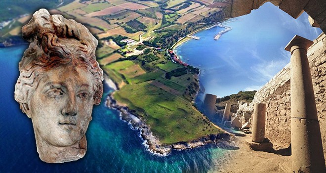 Parion Antik Kenti ve ihtişamının simgesi Roma Tiyatrosu