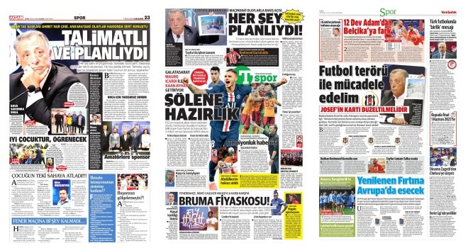 Spor manşetleri (7 Eylül 2022)