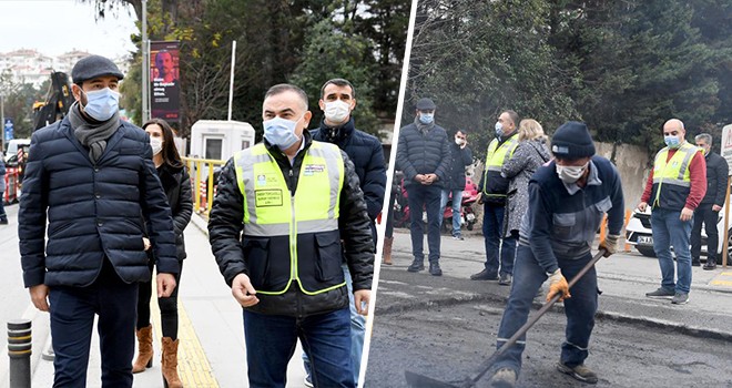 Beşiktaş'ta 3 bin 167 ton asfalt serimi yapıldı