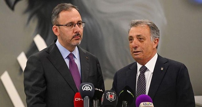 Dostluk maçının ardından BJK Başkanı Çebi ve Spor Bakanı Kasapoğlu’ndan açıklamalar!