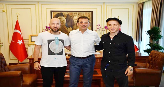 Athena grubundan Başkan İmamoğlu’na ziyaret