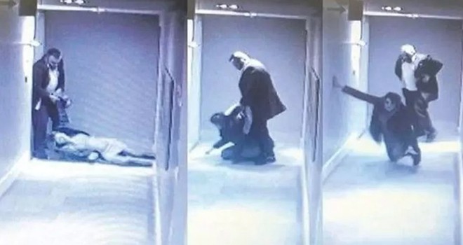 Lüks otelin 7. katından düşen kadının son görüntüleri ortaya çıktı! Eşi koridorda sürükleyerek odaya sokmuş