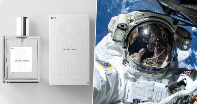 Uzay kokusu parfümü satışta