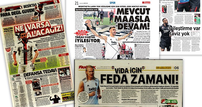 Manşetlerle Beşiktaş (6 Ekim)