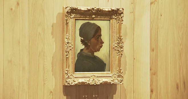 Van Gogh'un Kadın Başı adlı tablosu 1,6 milyon euroya Hollanda'ya döndü
