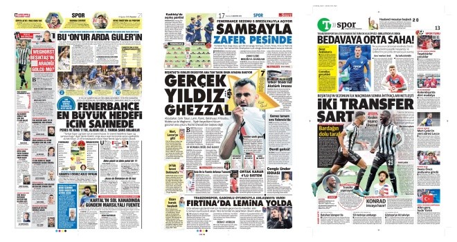 Spor manşetleri (8 Ağustos 2022)