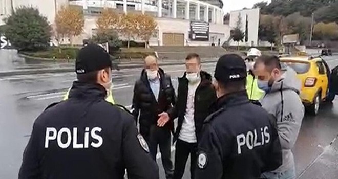 Sokağa çıkma yasağını ihlal eden baba ve oğluna ceza