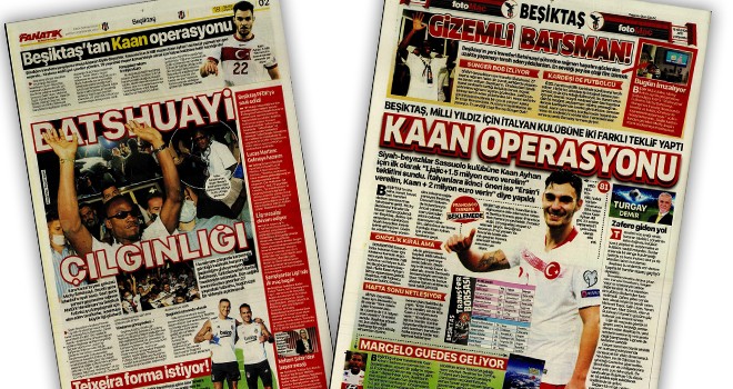 Günün Beşiktaş manşetleri (18 Ağustos)